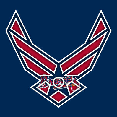 Airforce Atlanta Braves Logo vinyl decal